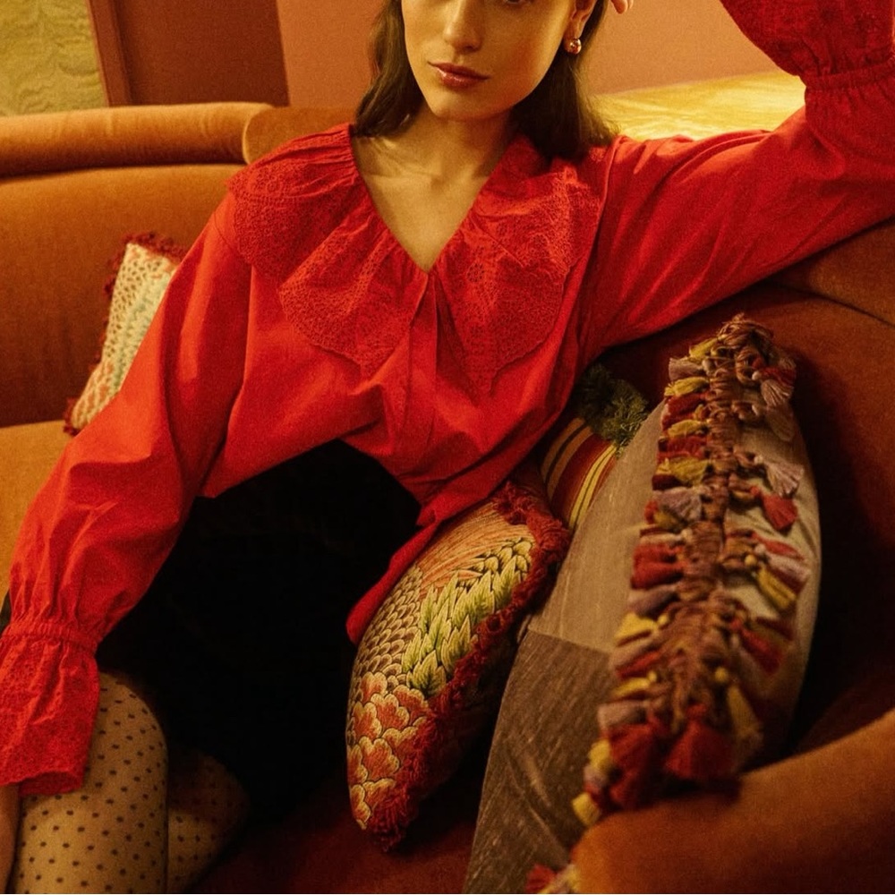 Posse Beryl Top in Ruby - Picture 2 of 11
